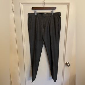 J Crew Factory - Slim Fit Suit Pants - Charcoal Grey - Size 35W 32L - Brand New